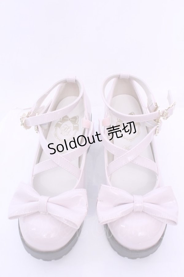 画像2: Amavel / Present Ribbonエナメルパンプス S ピンク O-25-12-26-1079-CA-SH-OW-ZT308 (2)