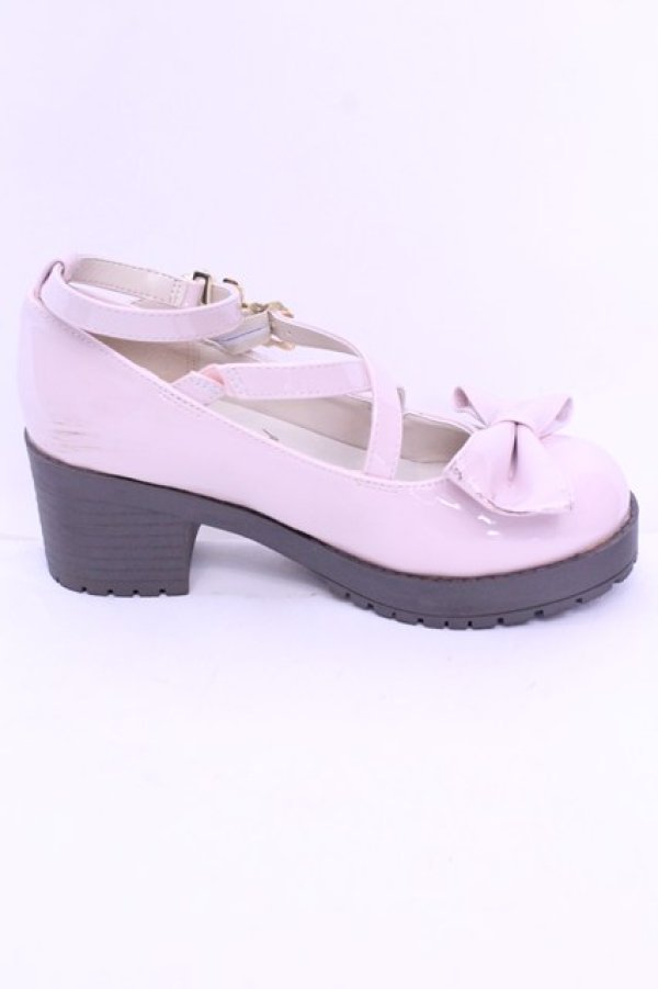 画像5: Amavel / Present Ribbonエナメルパンプス S ピンク O-25-12-26-1079-CA-SH-OW-OS (5)