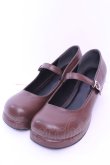 画像1: Dear My Love / いちごヒールロリータパンプス 23.5ｃｍ ブラウン O-25-12-26-1080-EL-SH-OW-OS (1)