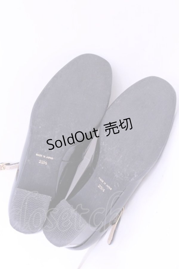 画像4: あしながおじさん / エナメルパンプス 23.5ｃｍ クロ O-25-12-26-1011-PU-SH-OW-ZT088 (4)