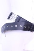 画像3: KILL STAR / ペンタグラムスタッズベルト  ブラックｘシルバー O-25-12-26-1001-SL-ZA-YM-OS (3)