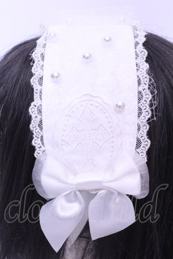 画像2: Angelic Pretty / Shadow Dream Carnivalヘッドドレス  シロ O-25-12-26-1012-AP-AC-IG-OS (2)