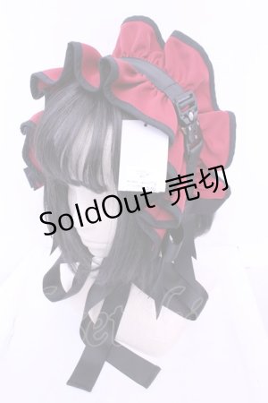 画像: HIDOLATRAL THEODOL / ジャージバックルヘッドドレス  ワイン O-25-12-26-1014-0-AC-IG-ZT0104R