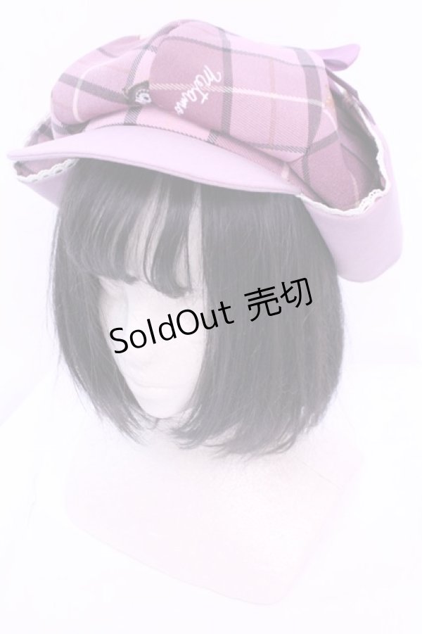 画像1: metamorphose / Holmes Dogs〜みならい探偵さんたち〜 キャスケット  ピンク O-25-12-26-1016-ME-AC-IG-OS (1)