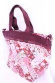 画像3: PINK HOUSE / 【LeSportsac×PINK HOUSE】BUCKET TOTE　バケットトート  PHティーパーティー O-25-12-26-1025-LO-BG-OW-OS (3)