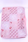 画像1: PINK HOUSE / バラ園うさぎ柄パッチワークプリントトラベルケース  ピンク O-25-12-26-1026-LO-ZA-OW-OS (1)