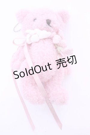 画像: PINK HOUSE / 桜Teddyぬいぐるみコサージュ  ピンク O-25-12-26-1027-LO-ZA-OW-OS
