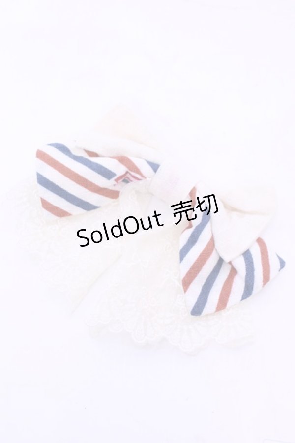 画像1: Innocent World / ラビットレターリボンクリップ  オフ O-25-12-26-1031-IW-AC-IG-OS (1)