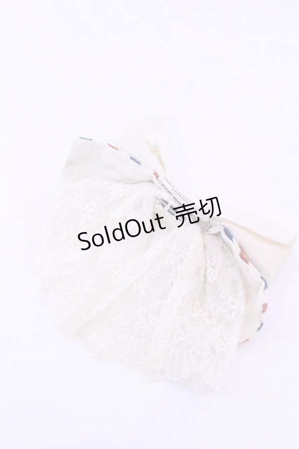 画像2: Innocent World / ラビットレターリボンクリップ  オフ O-25-12-26-1031-IW-AC-IG-OS (2)