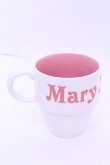 画像2: Mary Magdalene / ノベルティ マグカップ  シロ×ピンク O-25-12-26-1037-CL-ZA-IG-OS (2)