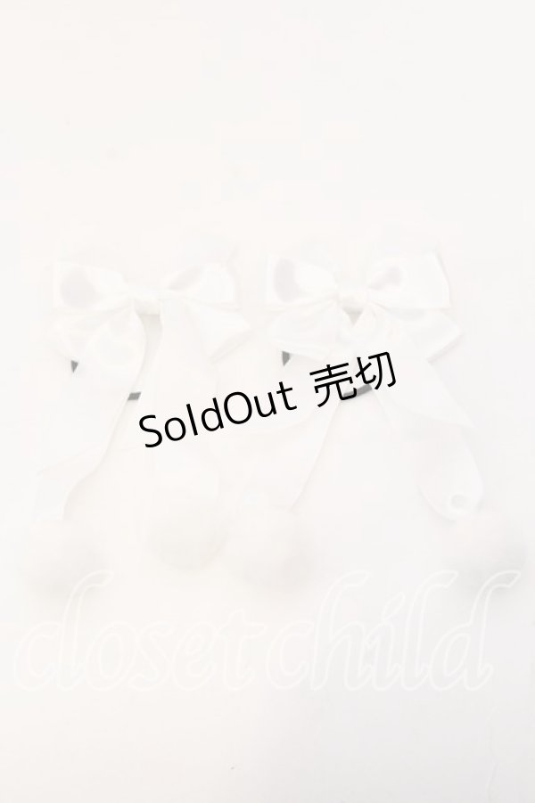 画像1: melonDOLL / うさぎのしっぽりぼん  シロ O-25-12-26-010-LO-AC-IG-OS (1)