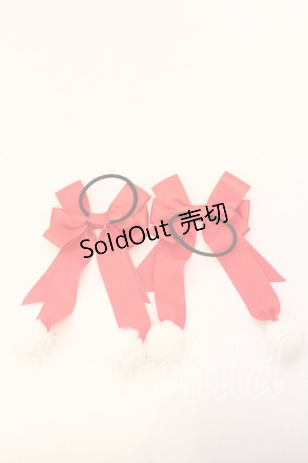 画像2: melonDOLL / うさぎのしっぽりぼん  アカ O-25-12-26-011-LO-AC-IG-OS (2)