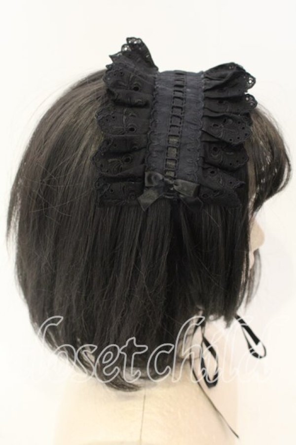 画像3: melonDOLL / ヘッドドレス  クロ O-25-12-26-001-LO-AC-IG-OS (3)