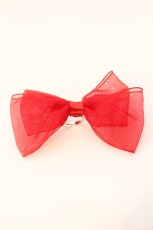 画像: melonDOLL / ぱうーりぼんりんぐ  アカ O-25-12-26-016-LO-AC-IG-OS