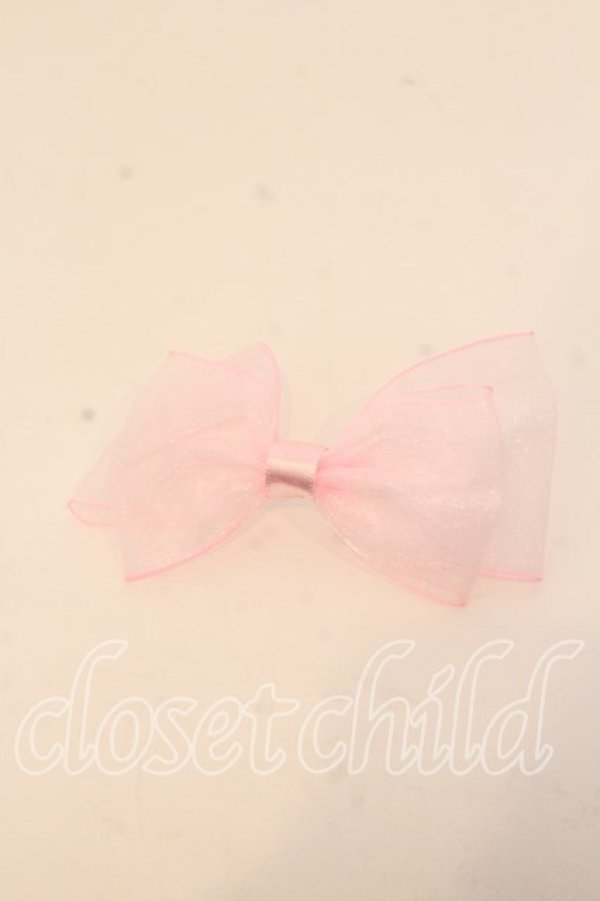 画像1: melonDOLL / ぱうーりぼんりんぐ  ピンク O-25-12-26-017-LO-AC-IG-OS (1)