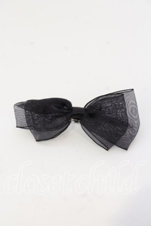 画像: melonDOLL / ぱうーりぼんりんぐ  クロ O-25-12-26-018-LO-AC-IG-OS