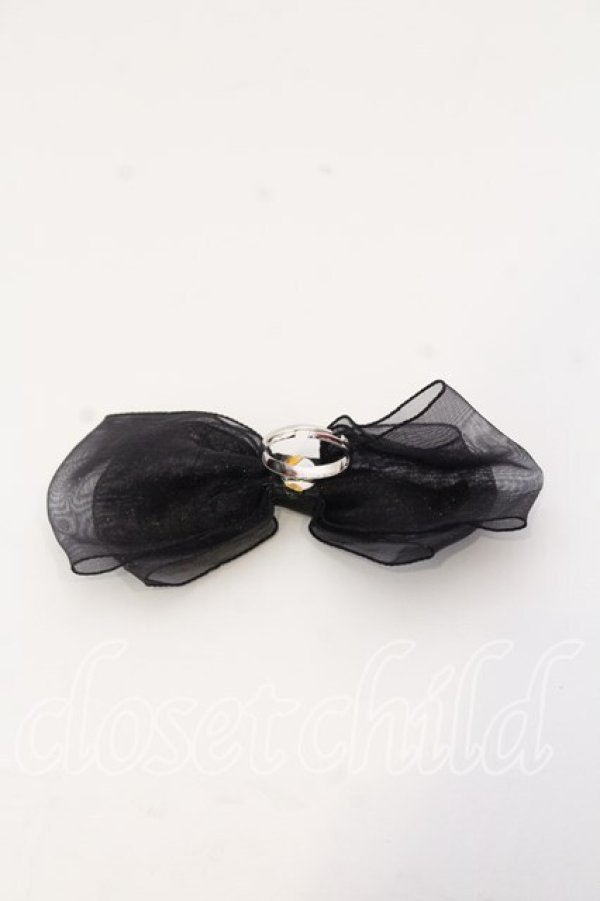 画像2: melonDOLL / ぱうーりぼんりんぐ  クロ O-25-12-26-018-LO-AC-IG-OS (2)