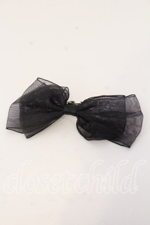 画像1: melonDOLL / ぱうーりぼんりんぐ  クロ O-25-12-26-019-LO-AC-IG-OS (1)