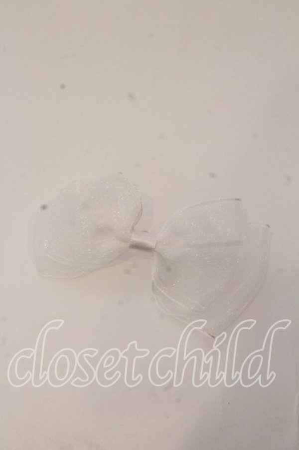 画像1: melonDOLL / ぱうーりぼんりんぐ  シロ O-25-12-26-024-LO-AC-IG-OS (1)