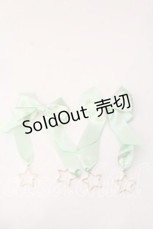 画像: melonDOLL / りぼんバレッタ  ミント ホシチャーム O-25-12-26-029-LO-AC-IG-OS