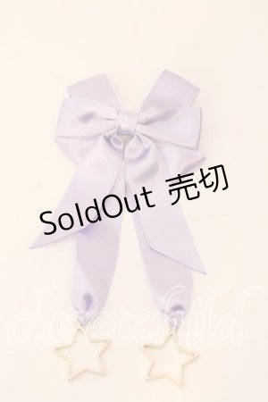 画像: melonDOLL / りぼんバレッタ  ラベンダー ホシチャーム O-25-12-26-031-LO-AC-IG-OS