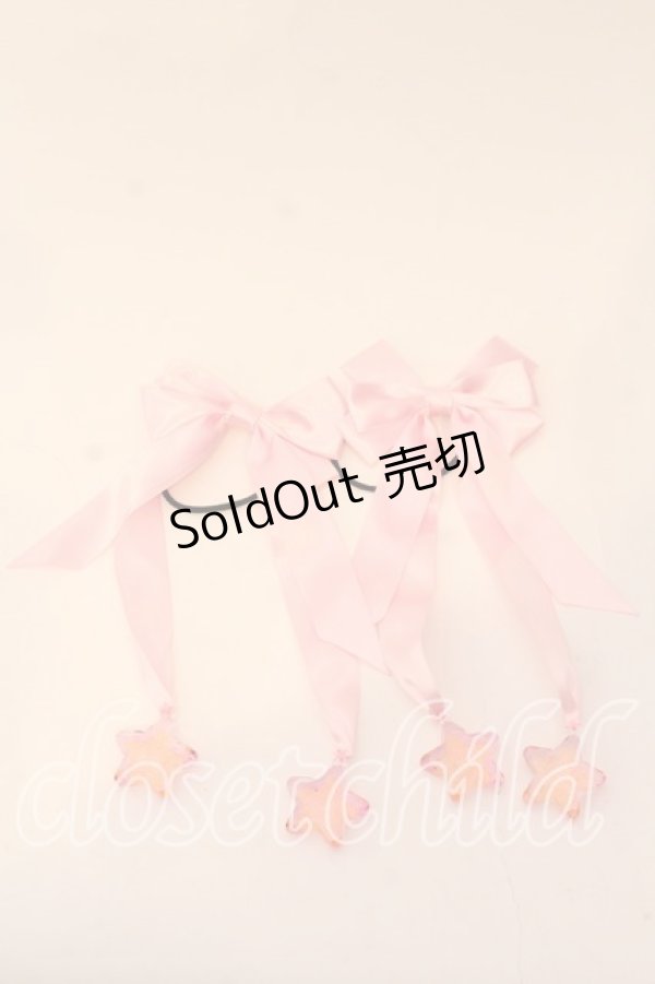 画像1: melonDOLL / 魔女っ子りぼん  ピンク O-25-12-26-046-LO-AC-IG-OS (1)