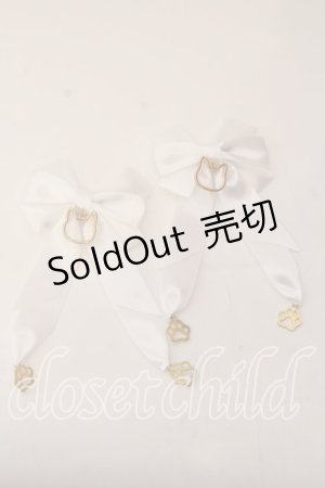 画像: melonDOLL / にゃんにゃんりぼん  シロ O-25-12-26-047-LO-AC-IG-OS