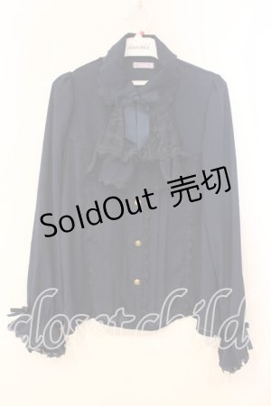 画像: axes femme Kawaii / 3wayジャボ付きブラウス M ネイビー O-25-12-29-038-AX-BL-OW-OS