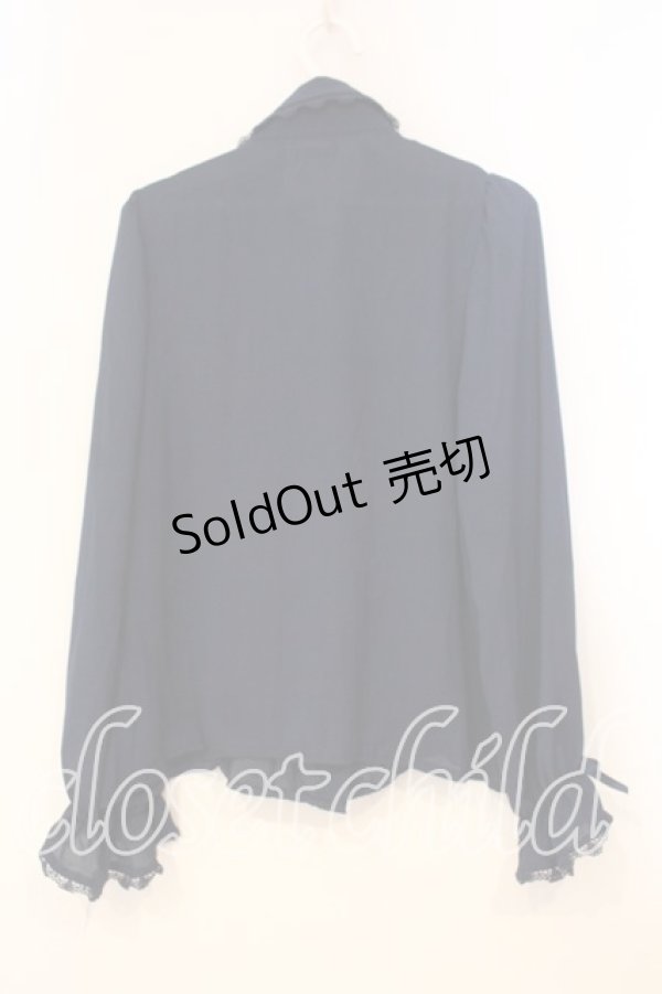 画像3: axes femme Kawaii / 3wayジャボ付きブラウス M ネイビー O-25-12-29-038-AX-BL-OW-OS (3)