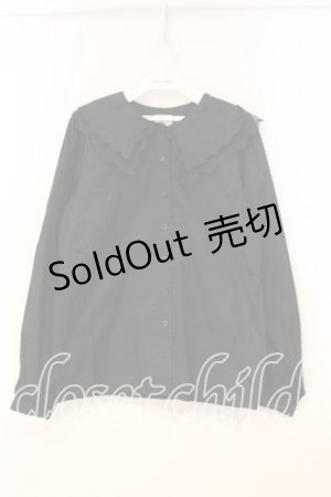 画像: merry jenny / シアーカラーブラウス F クロ O-25-12-29-039-LO-BL-OW-ZT363