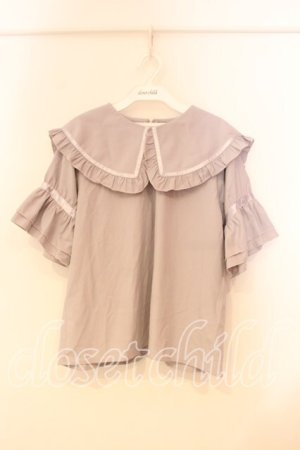 画像: merry jenny / BIGカラープルブラウス F ラベンダー O-25-12-29-041-LO-TO-OW-OS