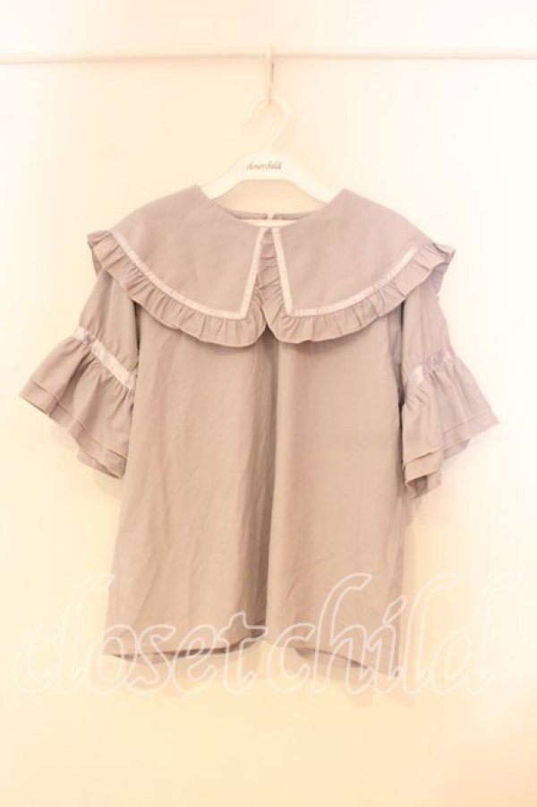 画像1: merry jenny / BIGカラープルブラウス F ラベンダー O-25-12-29-041-LO-TO-OW-OS (1)