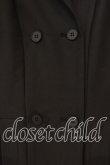 画像2: LISTEN FLAVOR / トレンチ風プリーツジャケット  ブラック O-25-12-29-054-PU-JA-OW-OS (2)