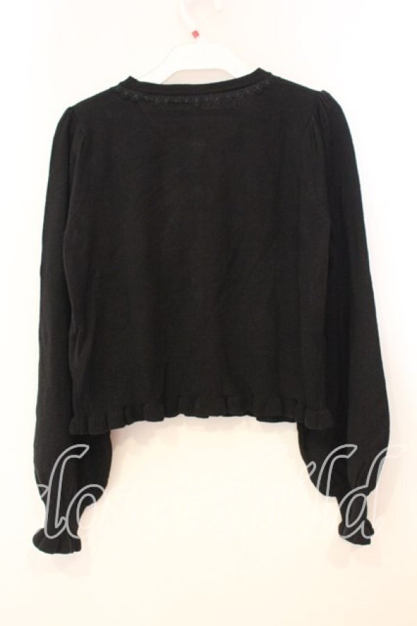 画像3: axes femme kawaii / 猫会ニットカーデ M クロ O-25-12-29-057-AX-TO-OW-OS (3)