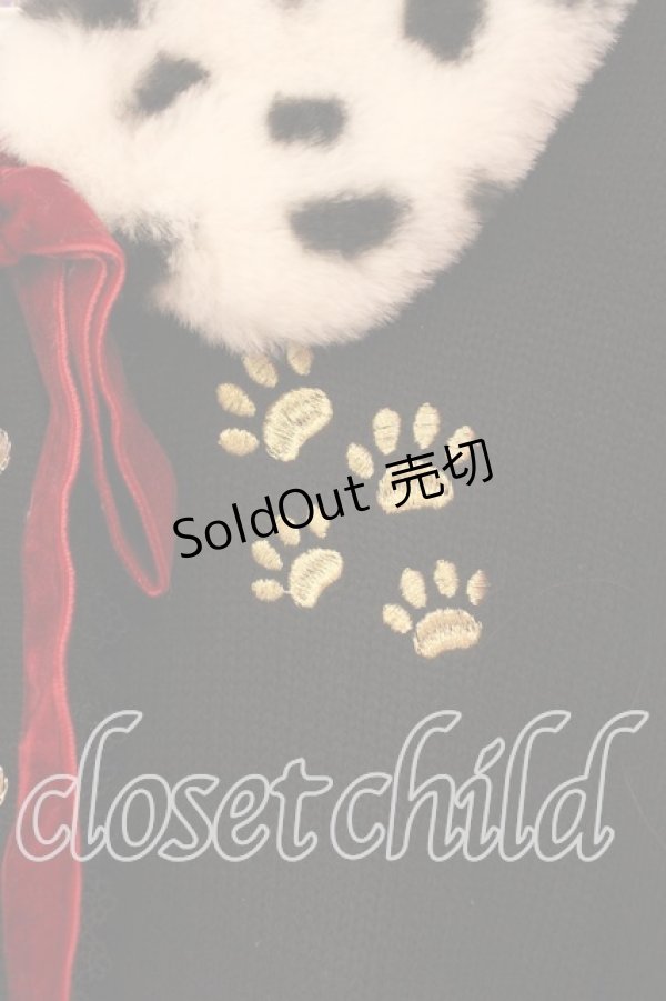 画像3: axes femme Kawaii / 101匹わんちゃんカーデ M クロ O-25-12-29-058-AX-TO-OW-OS (3)