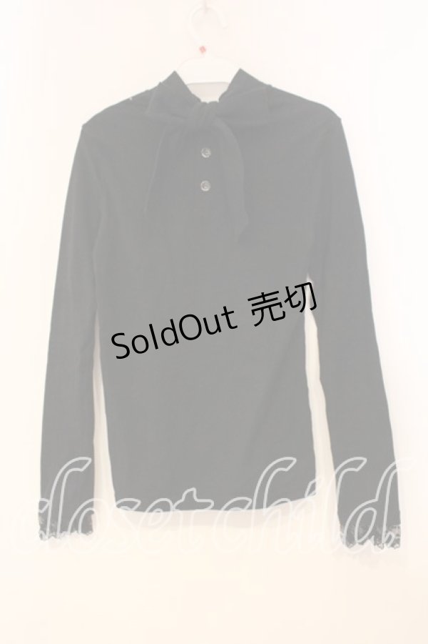 画像2: Emily Temple cute / 後ろリボンプルオーバー  クロ O-25-12-29-059-ET-TO-OW-ZT465 (2)