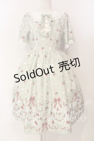 画像: axes femme kawaii / ベリーフィールズワンピース M グリーン O-25-12-29-006-AX-OP-OW-OS