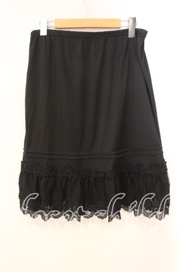 画像2: axes femme / ペチスカートミドル M クロ O-25-12-29-077-AX-SK-IG-OS (2)