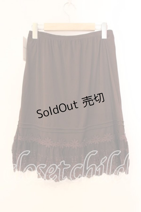 画像2: axes femme / ペチスカートミドル M ブラウン O-25-12-29-078-AX-SK-IG-ZT512 (2)