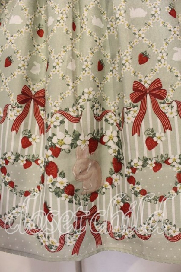 画像3: axes femme kawaii / ベリーフィールズワンピース M グリーン O-25-12-29-006-AX-OP-OW-OS (3)