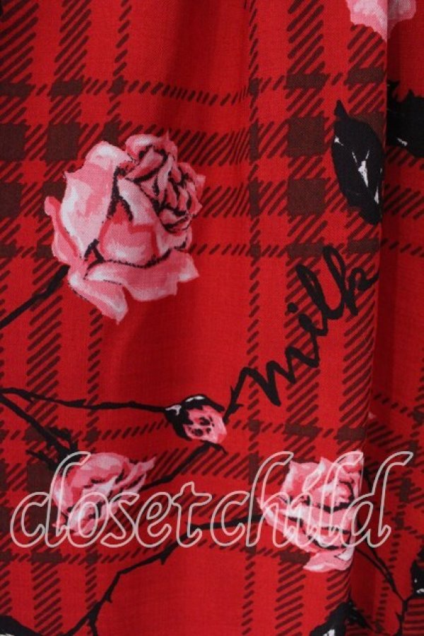 画像3: MILK / ラヴィアンローズロゼドレス  レッドベース O-25-12-29-085-ML-OP-OW-OS (3)