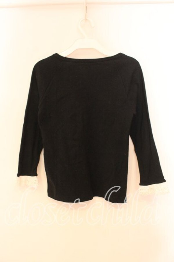 画像2: MILK / ロゴトップス  クロ O-25-12-29-087-ML-TO-OW-OS (2)