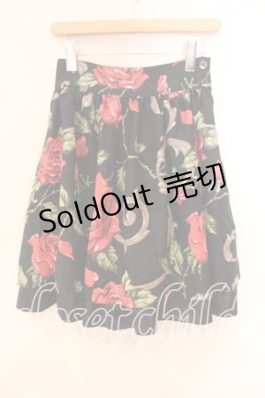 画像: MILK / ロージーローズスカート  ブラックローズ O-25-12-29-090-ML-SK-OW-OS
