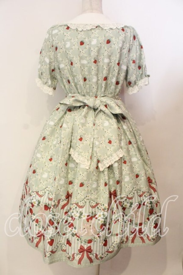 画像5: axes femme kawaii / ベリーフィールズワンピース M グリーン O-25-12-29-006-AX-OP-OW-OS (5)