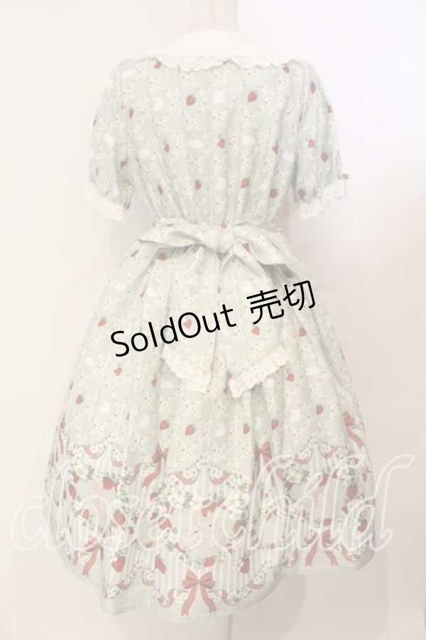 画像5: axes femme Kawaii / ベリーフィールズワンピース M グリーン O-25-12-29-006-AX-OP-OW-OS (5)