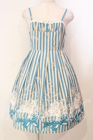 画像: Emily Temple cute / Cookie pop ノースリーブワンピース  ブルー O-25-12-29-009-ET-OP-OW-OS