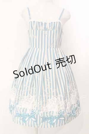 画像: Emily Temple cute / Cookie pop ノースリーブワンピース  ブルー O-25-12-29-009-ET-OP-OW-OS