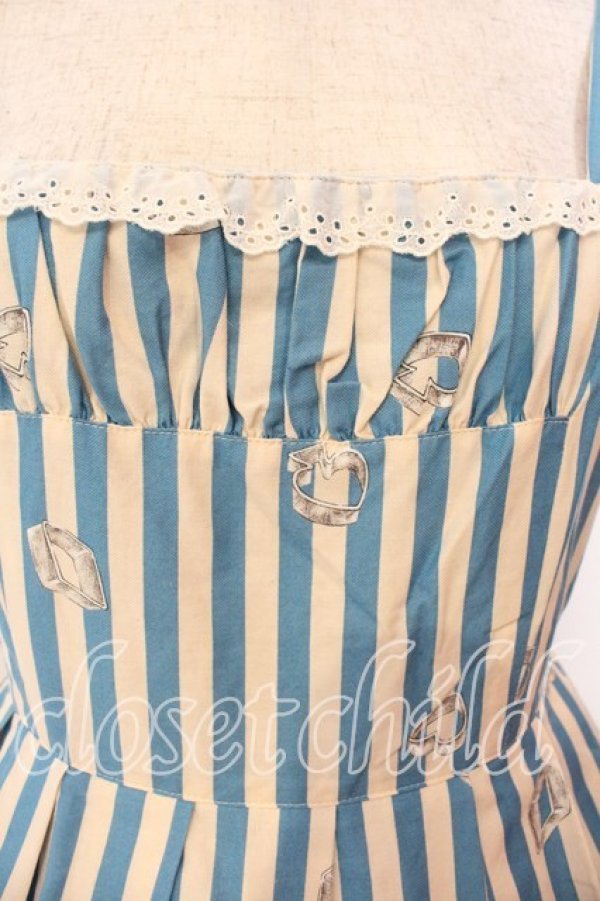 画像3: Emily Temple cute / Cookie pop ノースリーブワンピース  ブルー O-25-12-29-009-ET-OP-OW-OS (3)