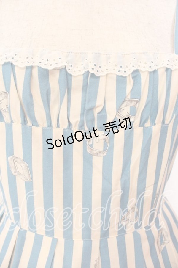 画像3: Emily Temple cute / Cookie pop ノースリーブワンピース  ブルー O-25-12-29-009-ET-OP-OW-OS (3)