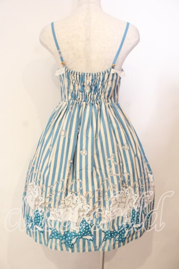画像4: Emily Temple cute / Cookie pop ノースリーブワンピース  ブルー O-25-12-29-009-ET-OP-OW-OS (4)